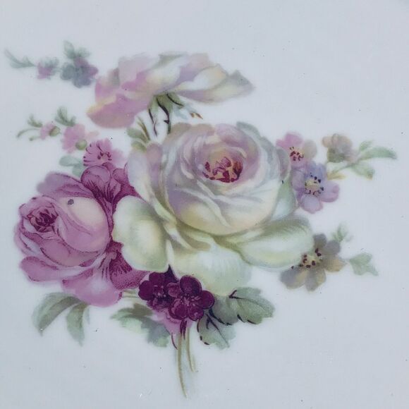 Schwarzenhammer Bavaria West Germany Pedestal Compote Pierced Lace Reticulated - Picture 3 of 12